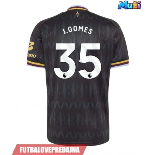 Lacne Muži Futbalové dres Aston Villa Joao Gomes #35 2026-27 Krátky Rukáv - Preč